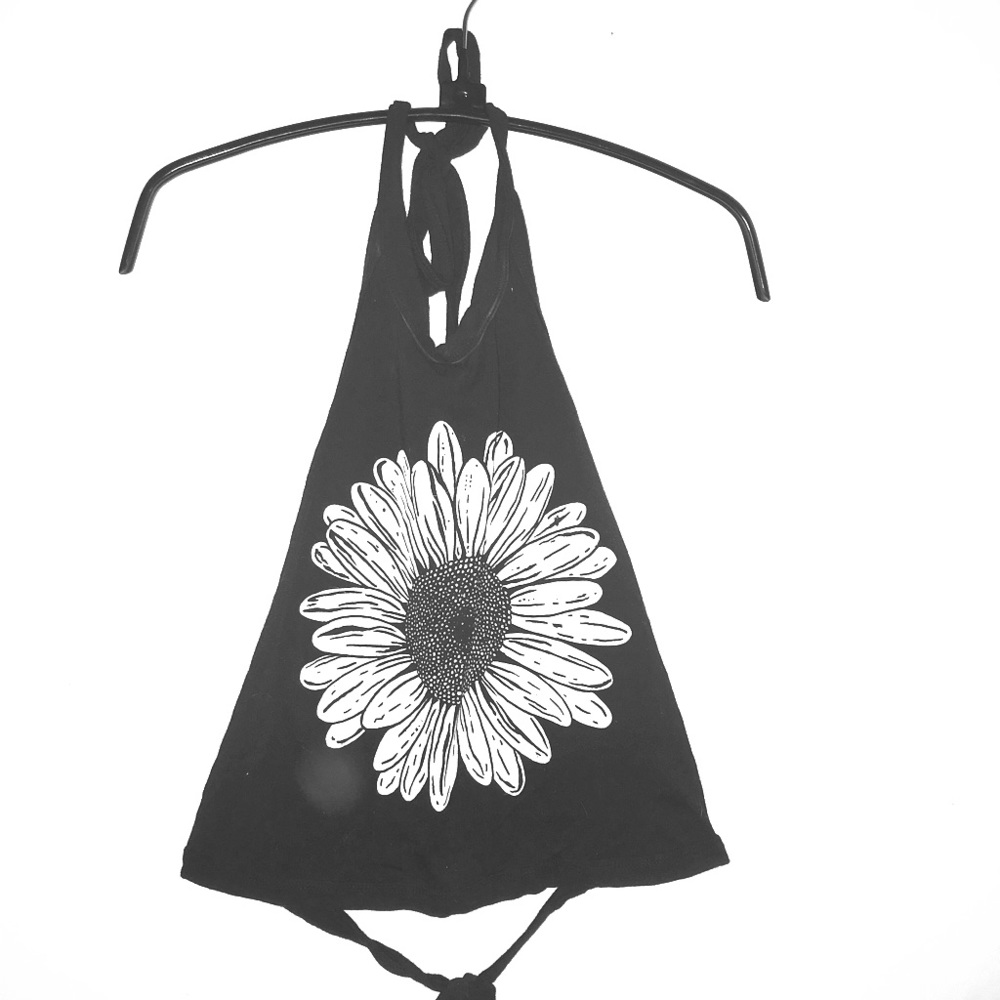 Daisy halter crop top